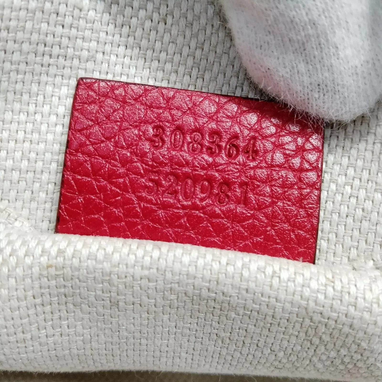 049642AT (X6) Gucci Crossbody Bag Red Leather