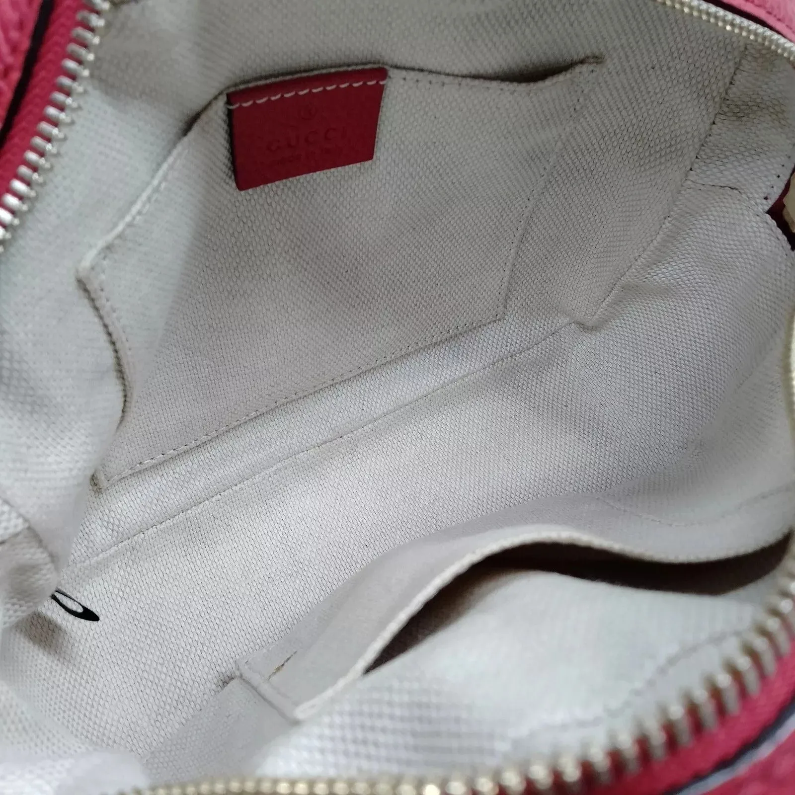 049642AT (X6) Gucci Crossbody Bag Red Leather