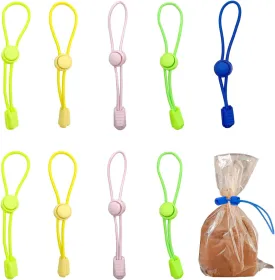 10 PCS Clay Bag Ties, Adjustable Pottery Tool Strap Holder, Ceramic Tool Strap, The Must-Have Pottery Tool Ties for Pottery Ceramic Bag Closure and Organization