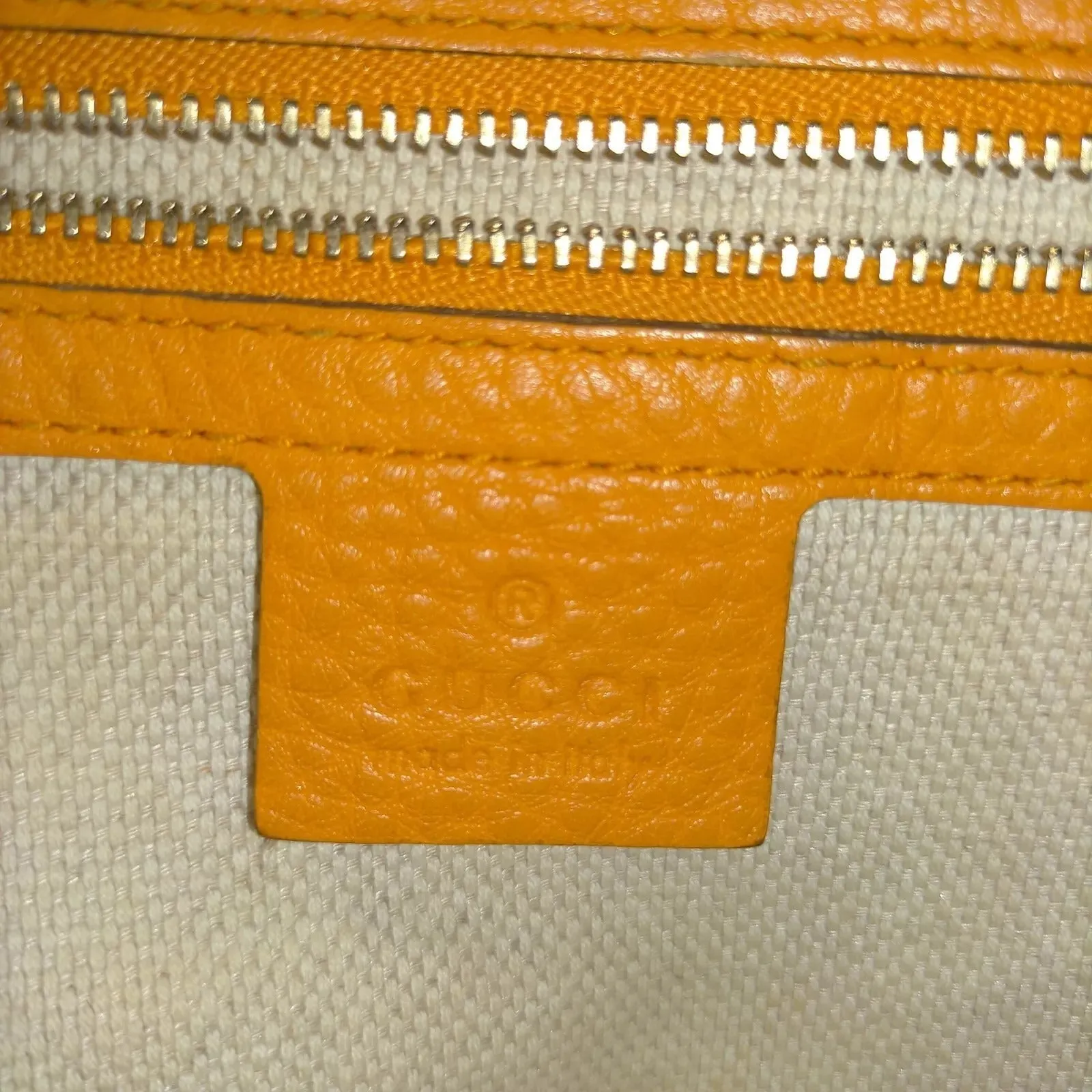 498570BB (X6) Gucci Crossbody Bag Yellow Leather