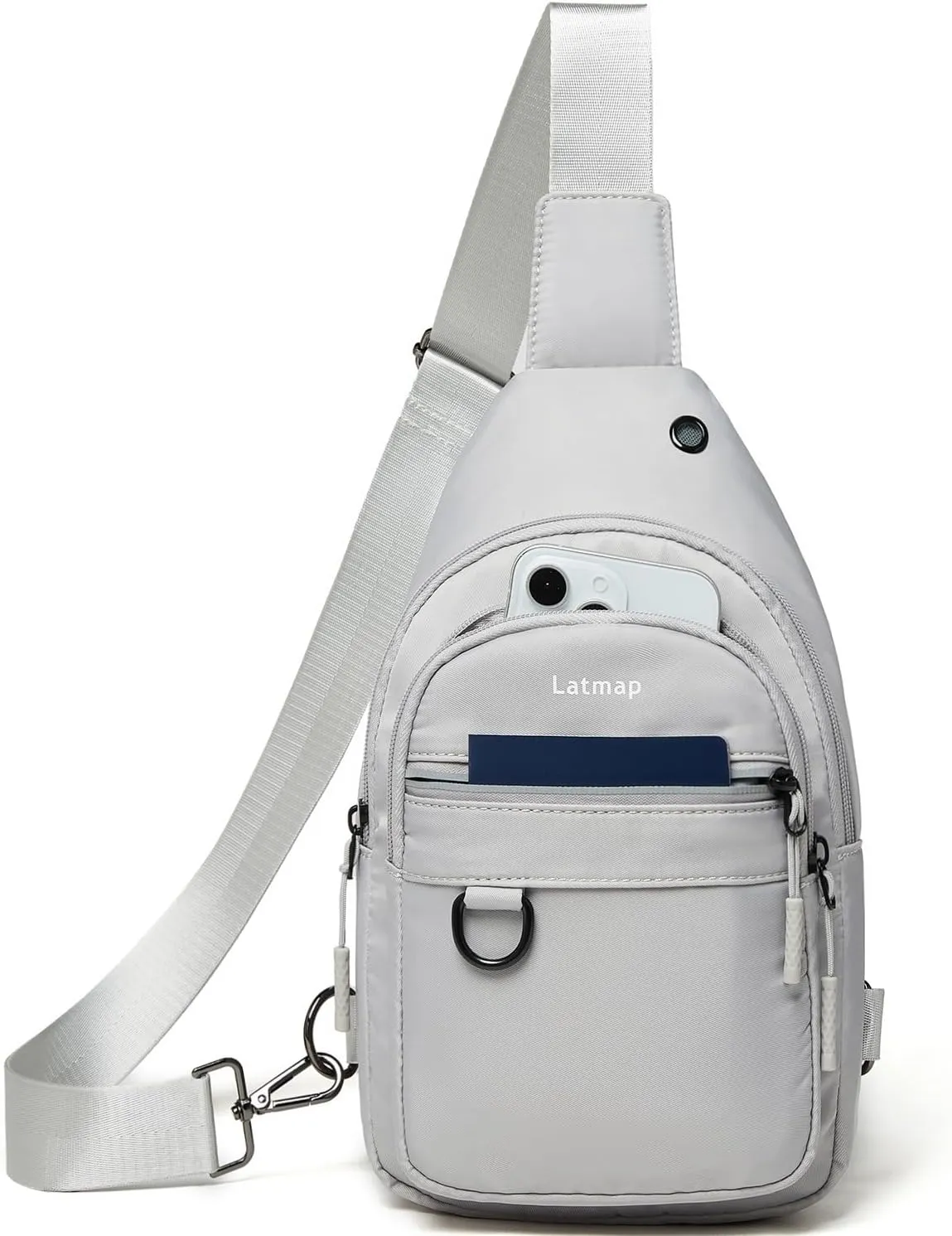 7L Sling Bag for Women Men Crossbody Belt Bag Small Travel Sling Backpack Anti Theft Chest Daypack Purse Faux Leather