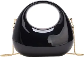 Acrylic Handbags for Women Cute Acrylic Clutch Small Unique Purse Trendy Metal Evening Bag for Party Cocktail