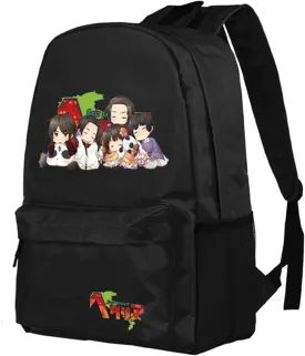 Anime Axis Powers Hetalia Backpack School Bag Rucksack Daypack Bag 12