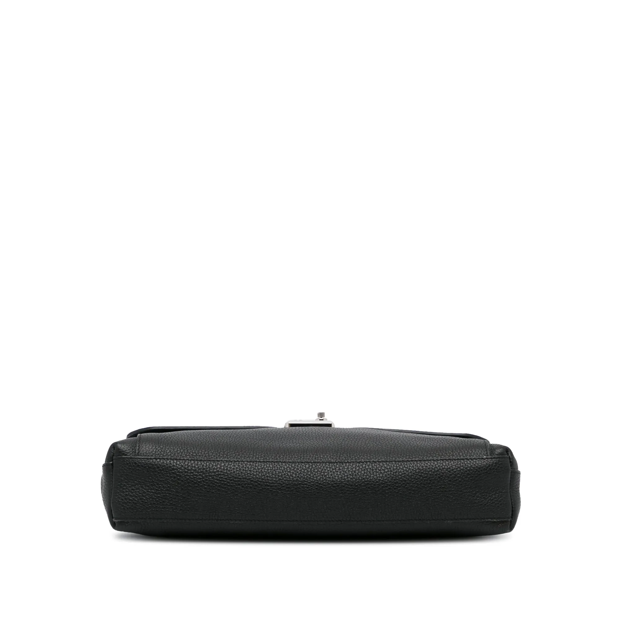 Black Louis Vuitton Taurillon Serviette Dorian Business Bag