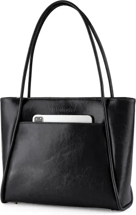 Blofinche Genuine Leather Purses for Women Large Tote Shoulder Bag Real Vintage Grace Handbag for Work Ladies Laptop Travel
