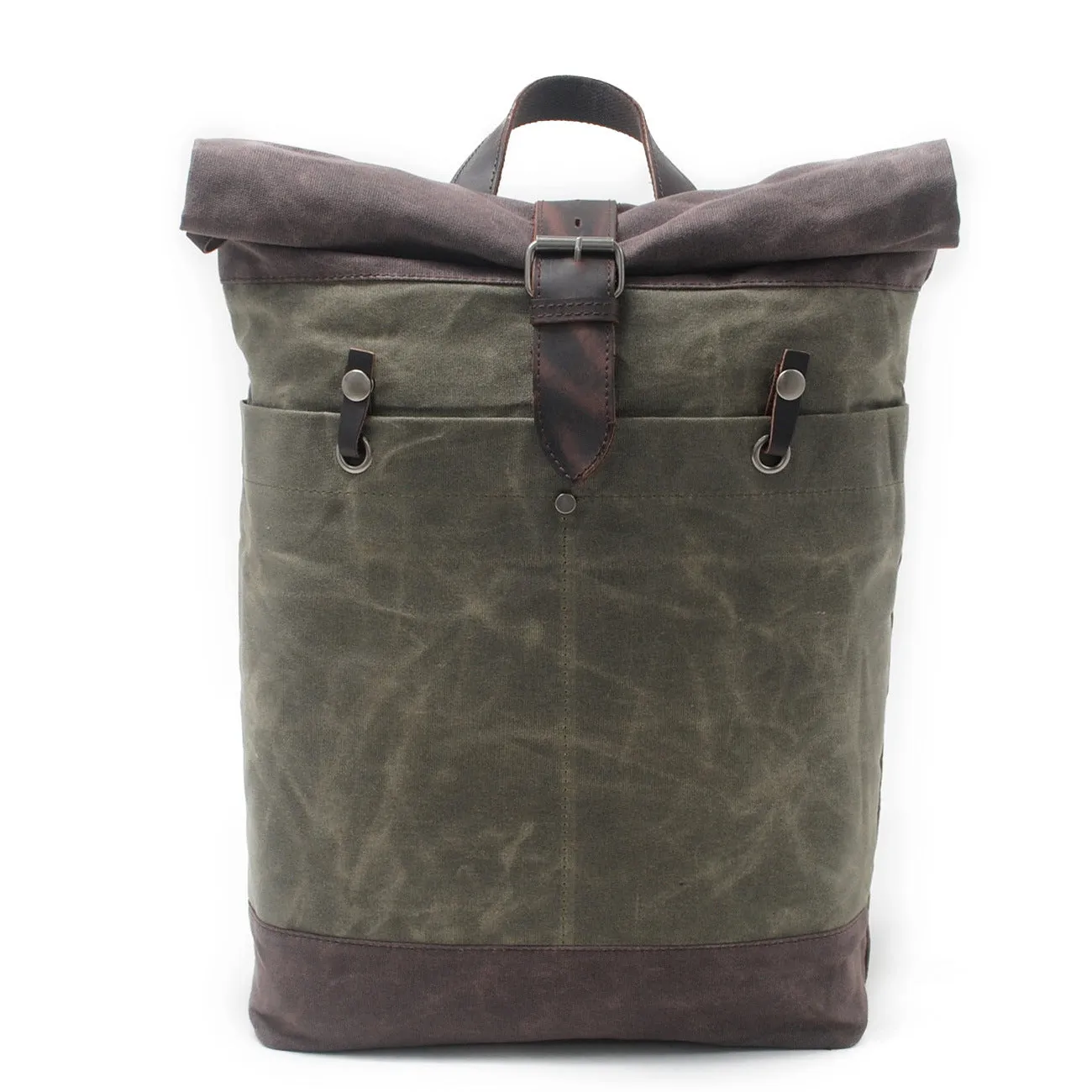 Canvas retro backpack waterproof outdoor travel men's bag KS6005