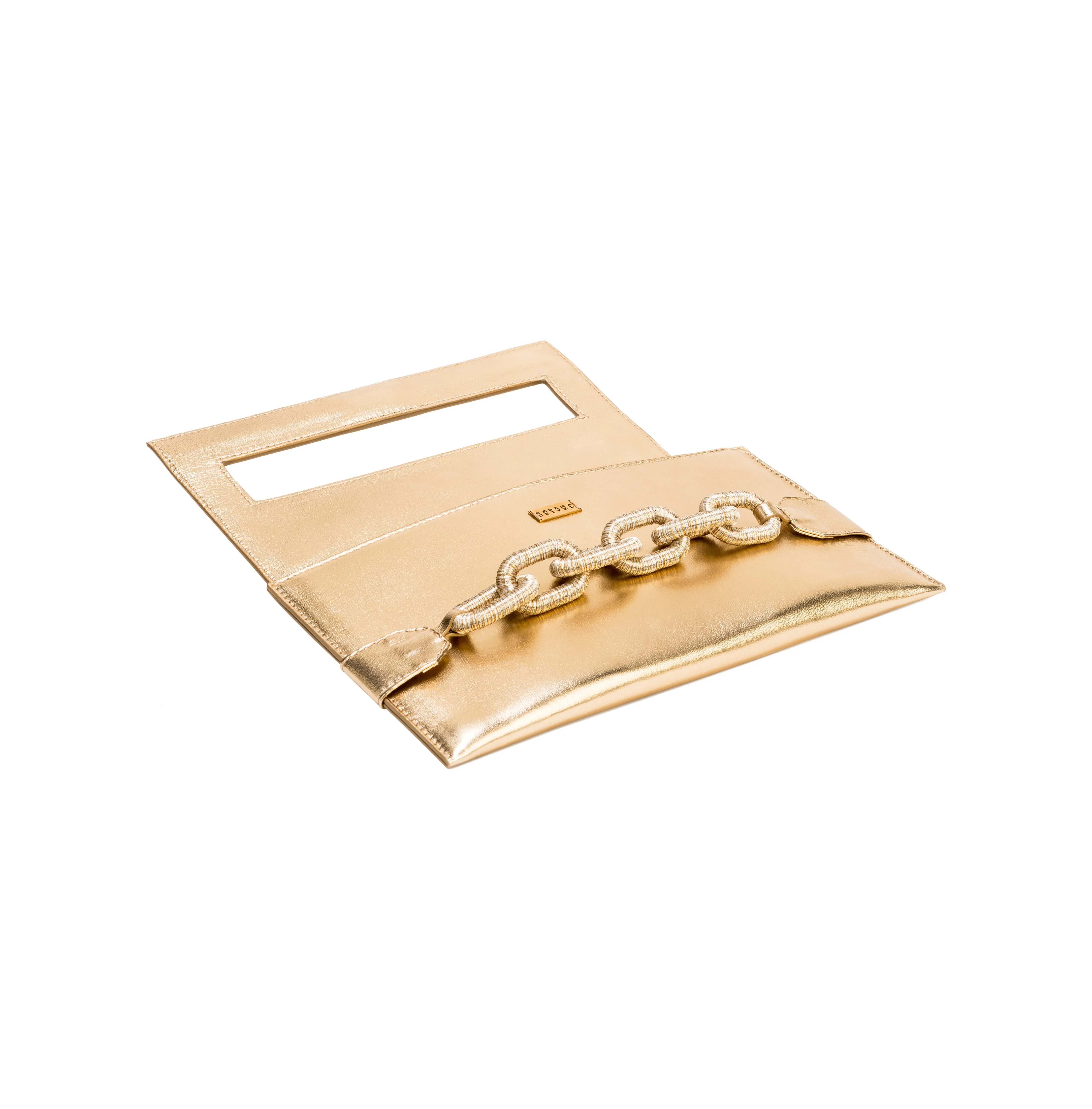 Catena Gold Envelope Clutch