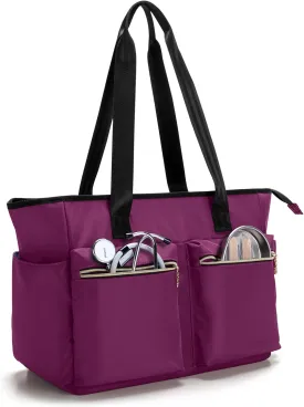 Damero Nurse Bag with Laptop Sleeve for Work & Home Care, Medical Students