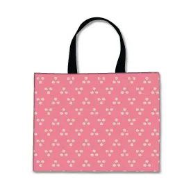 Designer Tote Bag With Zip Beach Gym Travel Bags -  Pink