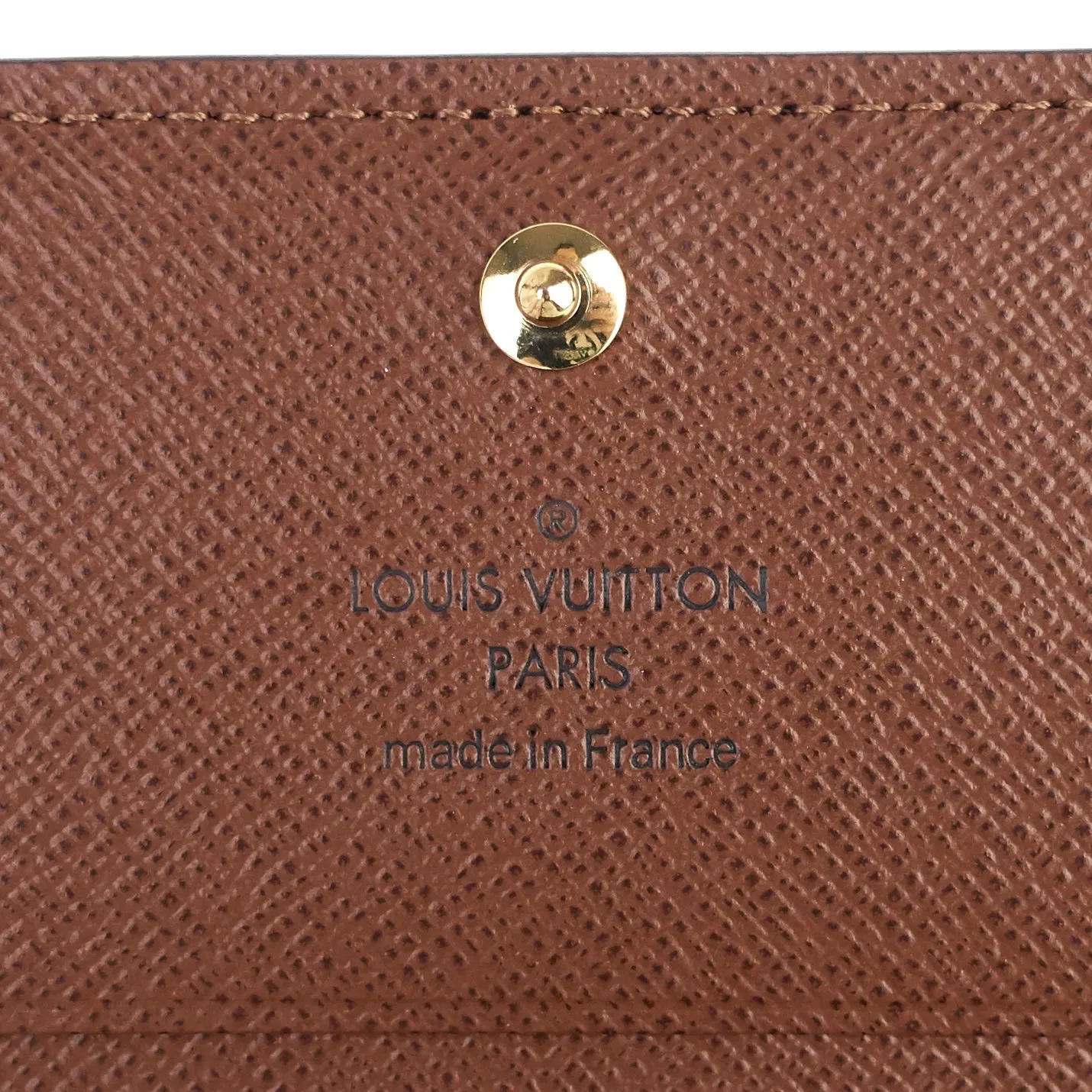 Envelope Business Monogram Canvas Card Holder