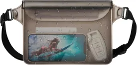 F-color Waterproof Fanny Pack - Waterproof Phone Pouch with Waist Strap - Cruise Essentials 2025 Must Haves Waterproof Pouch Dry Bag Keep Phone Valuables Safe for Beach Kayaking Boating Fishing