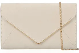Faux Suede Women Evening Bag Foldover Clutch Purse Cocktail Prom Party Formal Envelope Handbag