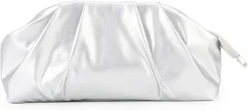 GOKTOW Ruched Dumpling Clutch Purse Women's Evening Bag Soft Vegan Leather Handbags for Weddings Proms Cocktail-Gemma