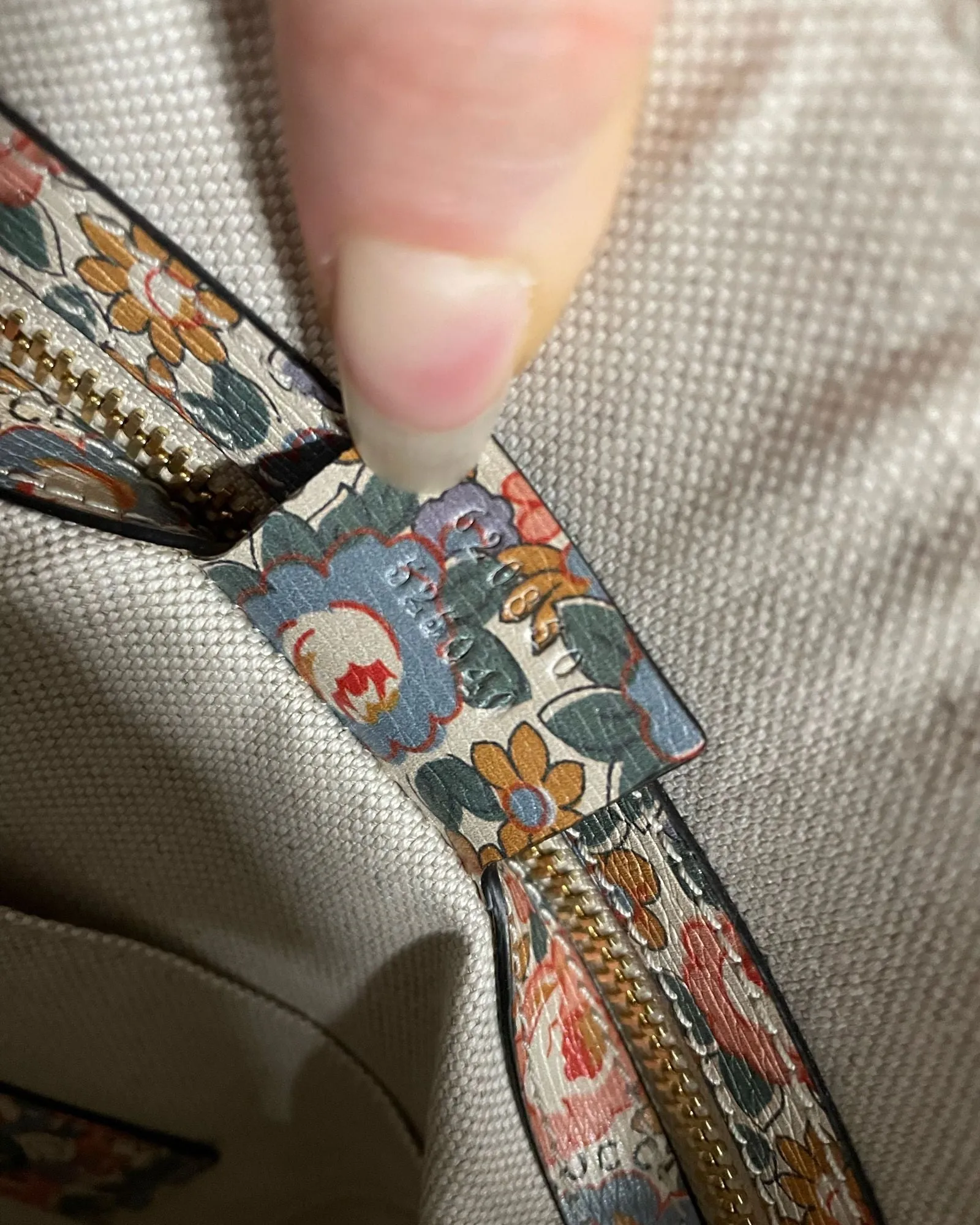Gucci 1955 Horsebit Liberty London Floral Tote Bag in Multicolor Leather