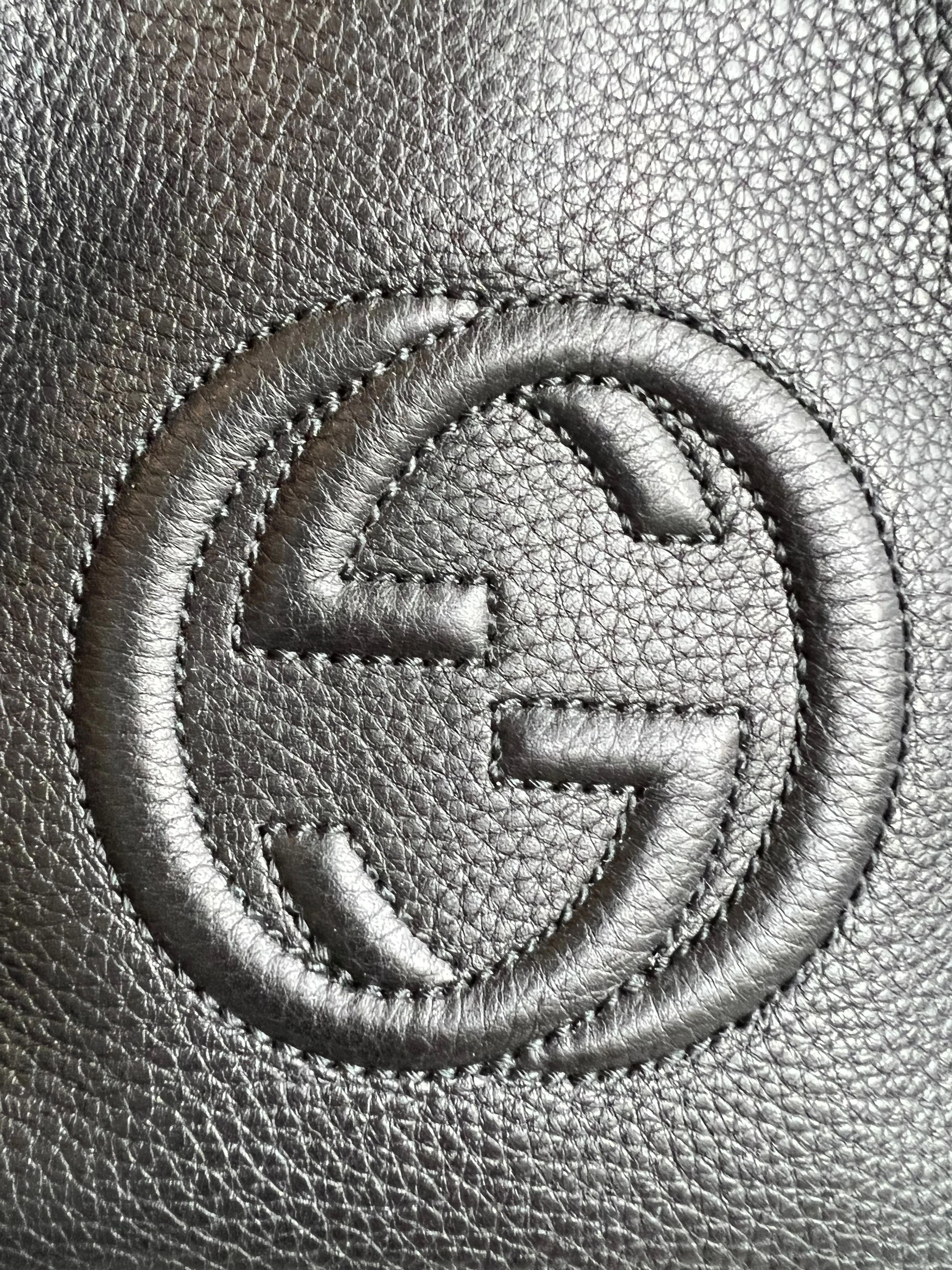 Gucci Black Mini Soho Chain Tote