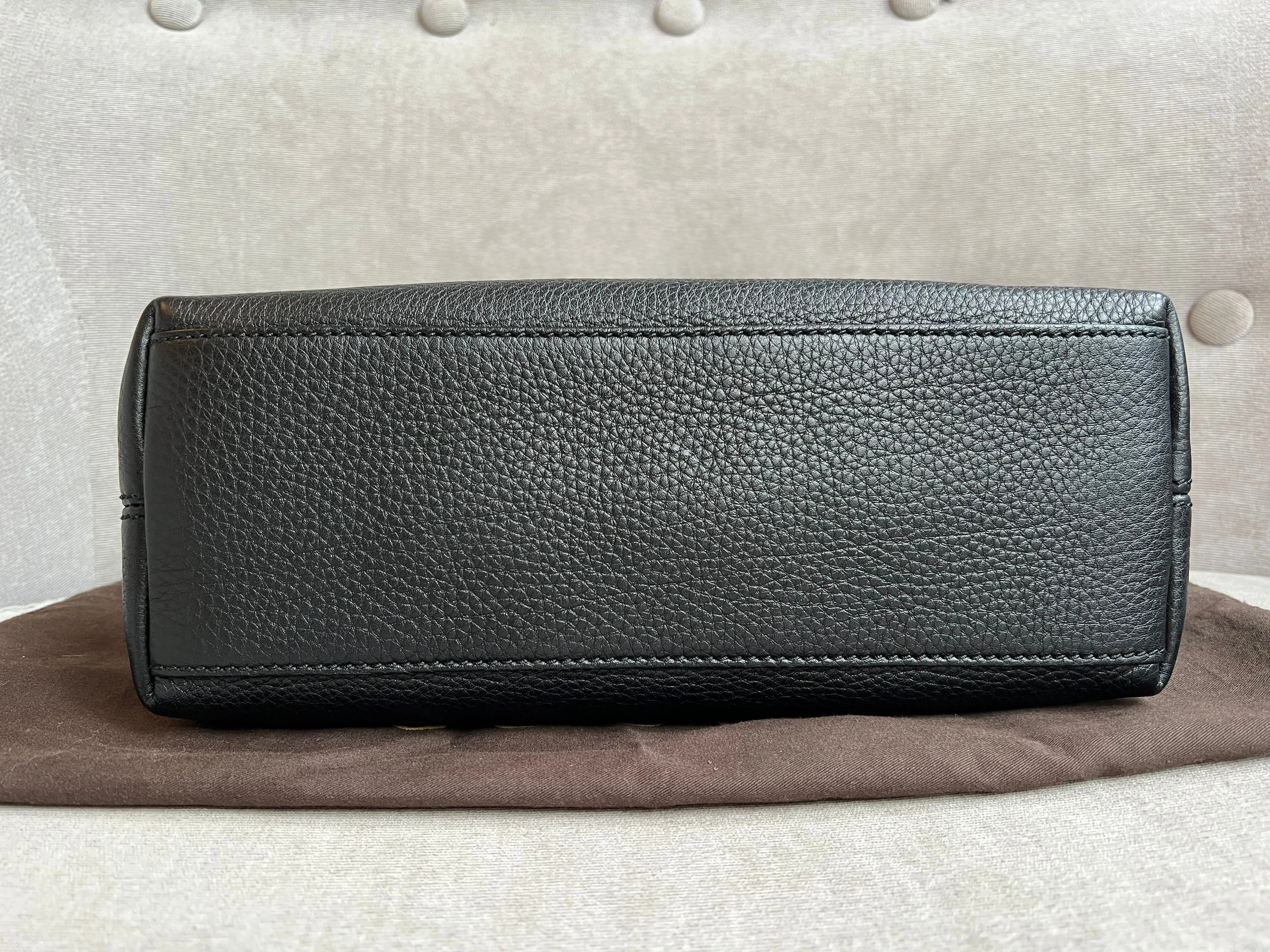 Gucci Black Mini Soho Chain Tote