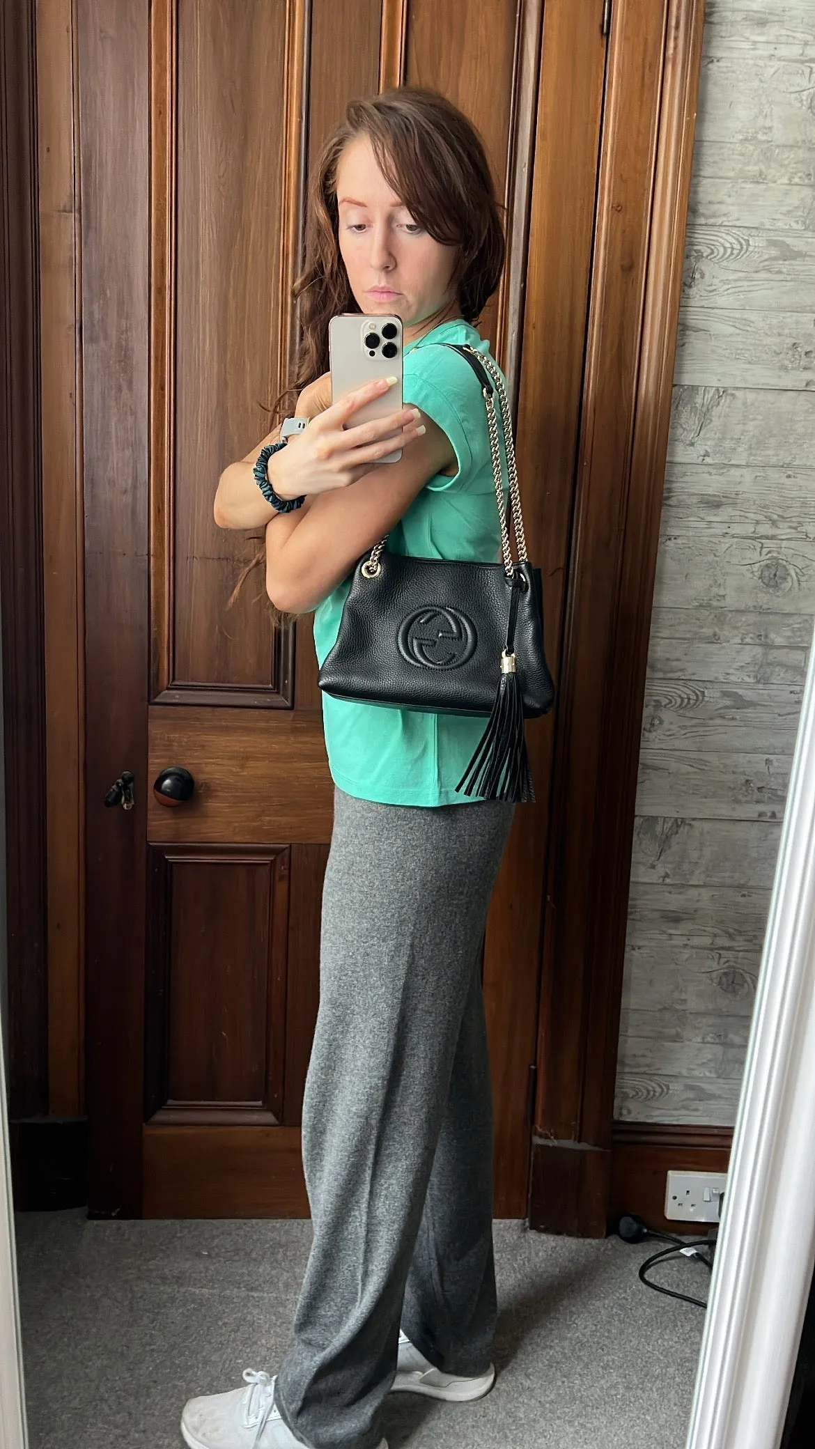 Gucci Black Mini Soho Chain Tote