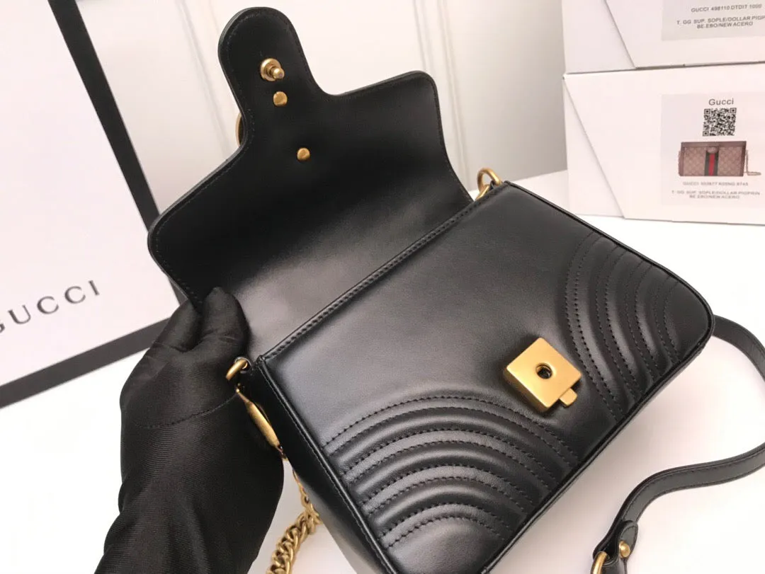 Gucci GG Marmont Mini Top Handle Bag