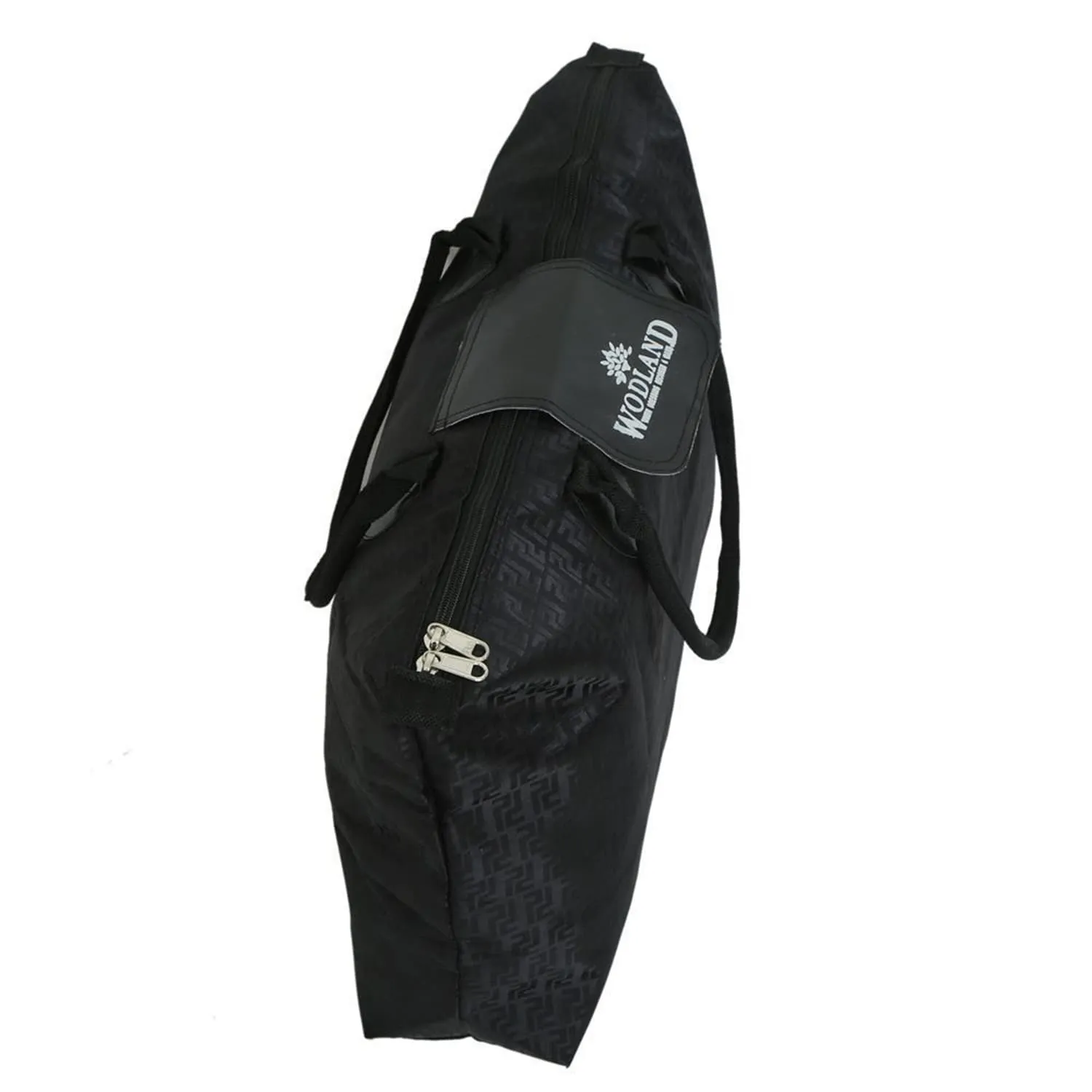 Heart Home Multiuses Designer Rexine Shopping Bags/Grocery Bag for Carry Grocery, Fruits, Vegetable with Handles (Black) 52HH3988