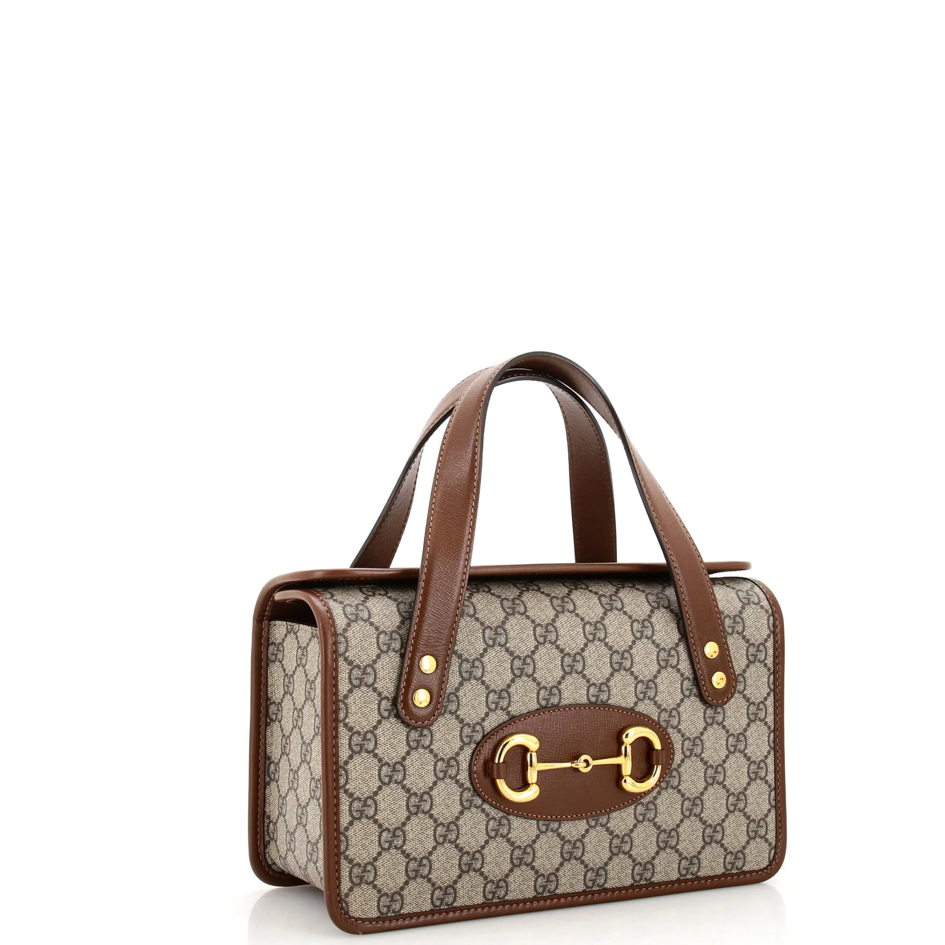 Horsebit 1955 Boston Bag GG Coated Canvas Small