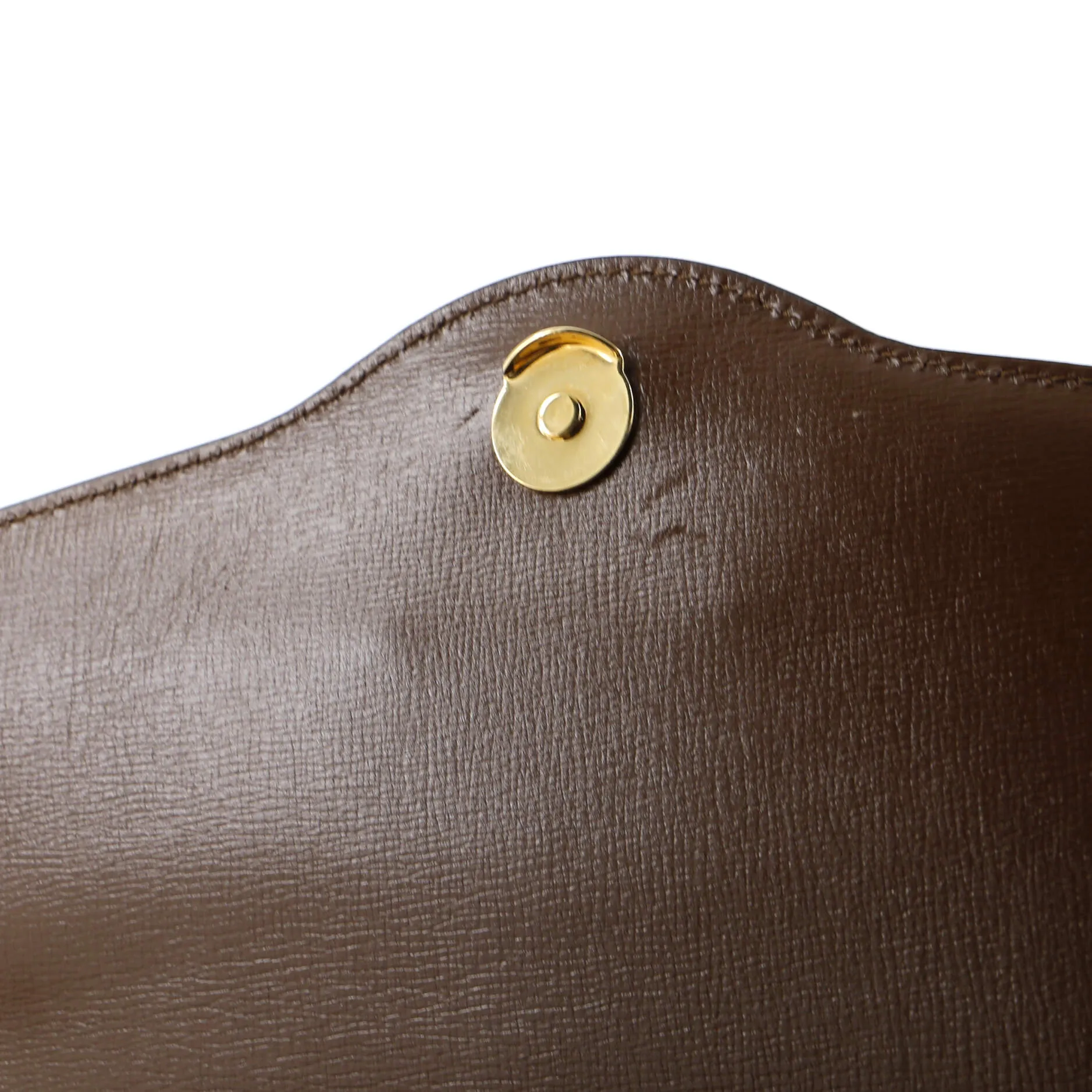Horsebit 1955 Curved Flap Shoulder Bag GG Coated Canvas Small