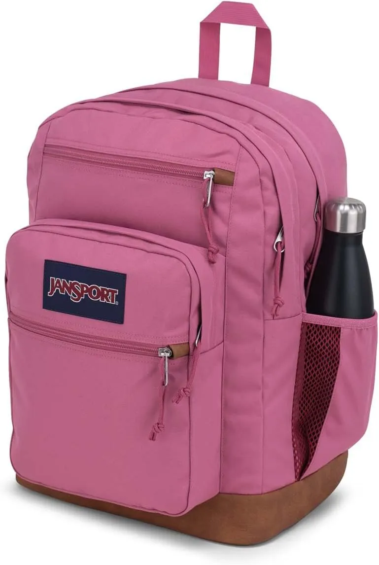 JanSport Cool Backpack with 15-inch Laptop Sleeve, Large Computer Bag Rucksack with 2 Compartments, Ergonomic Straps, Mauve Haze