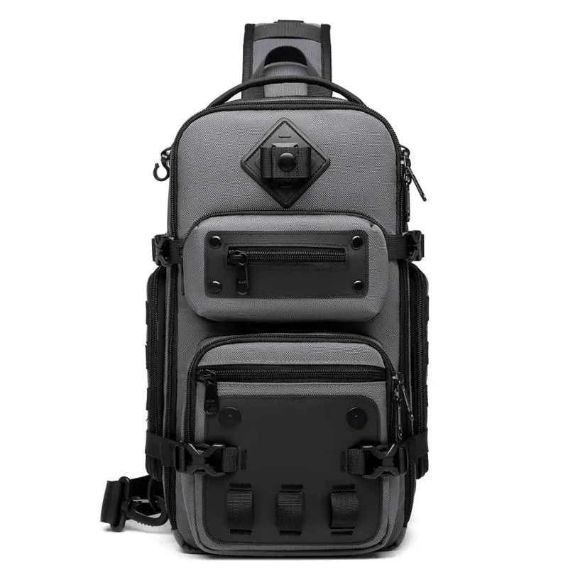 Large Capacity Men Chest Bag Waterproof Sling Shoulder Bags for Outdoor Sports