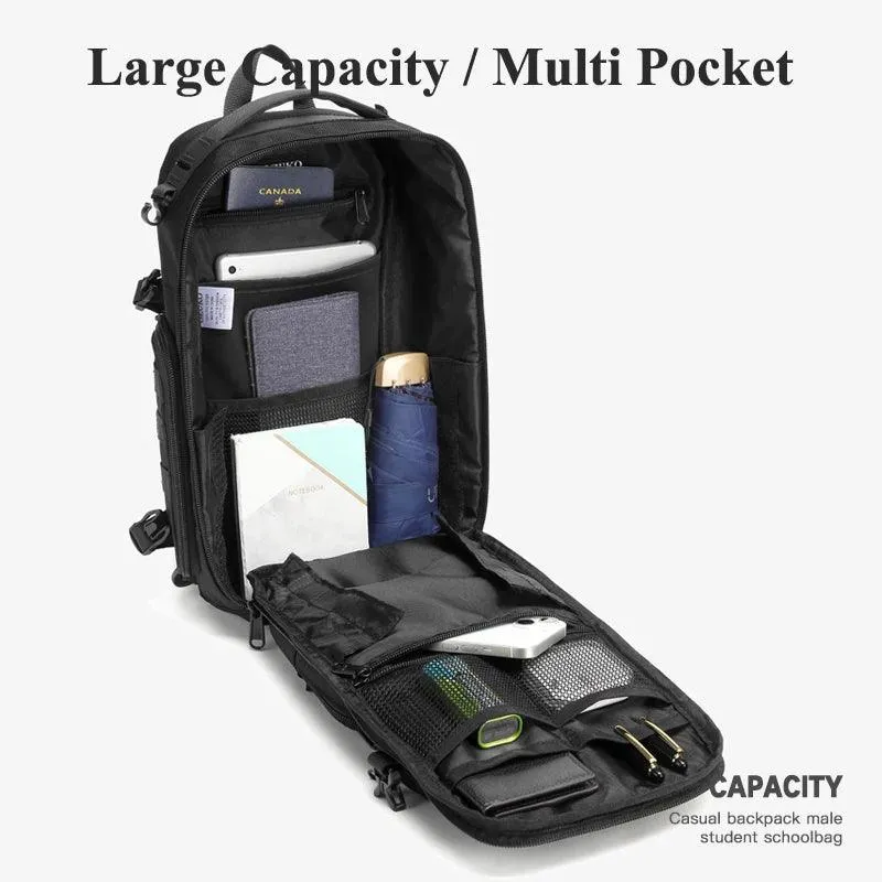 Large Capacity Men Chest Bag Waterproof Sling Shoulder Bags for Outdoor Sports