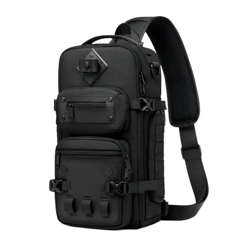 Large Capacity Men Chest Bag Waterproof Sling Shoulder Bags for Outdoor Sports