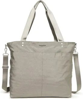 Large Carryall Tote Bag for Women - Lightweight Nylon Zipper Top Weekender Travel Beach Bag Personal Item w/Luggage Sleeve