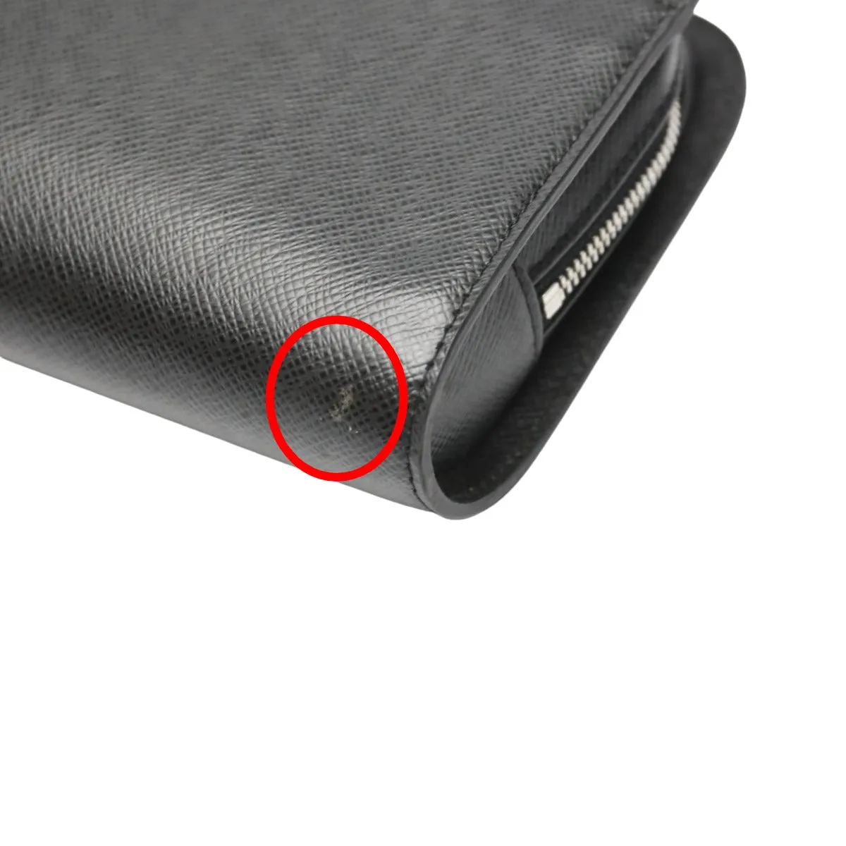 LOUIS VUITTON business bag M30182 Taiga black business bag Taiga Baikal Aldwards mens Used