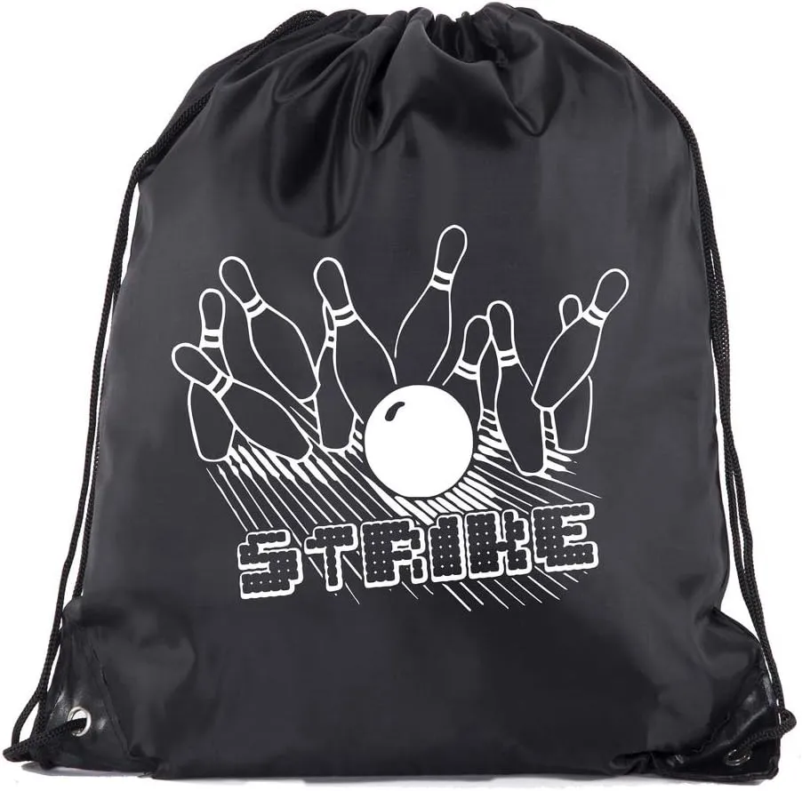 Mato & Hash Drawstring Bowling Bag | Bowling Cinch Bags for Leagues and Parties!