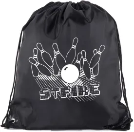 Mato & Hash Drawstring Bowling Bag | Bowling Cinch Bags for Leagues and Parties!