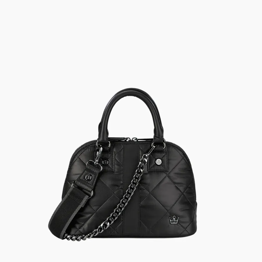 Oliver Thomas Mini Dome Satchel Black