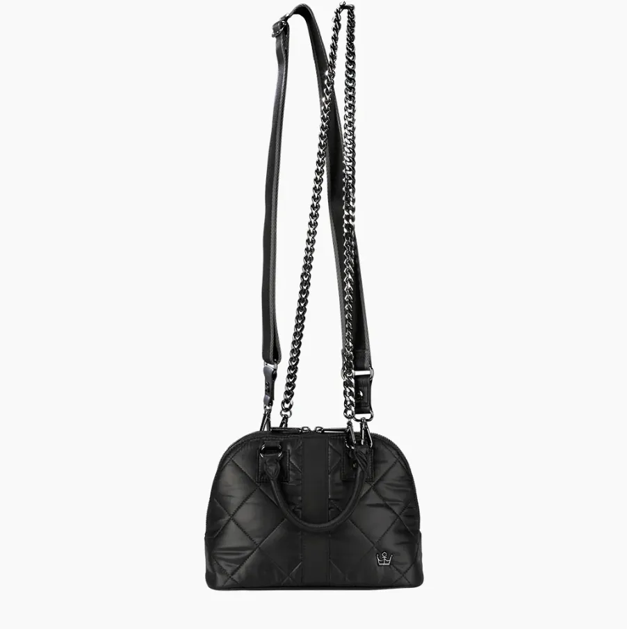 Oliver Thomas Mini Dome Satchel Black