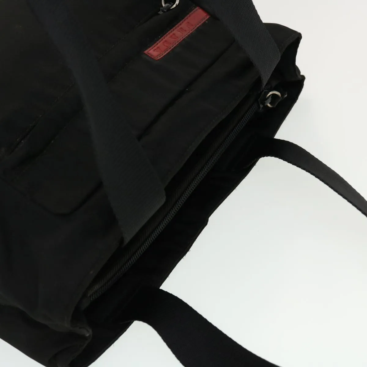 PRADA Hand Bag Nylon Black  bs5697