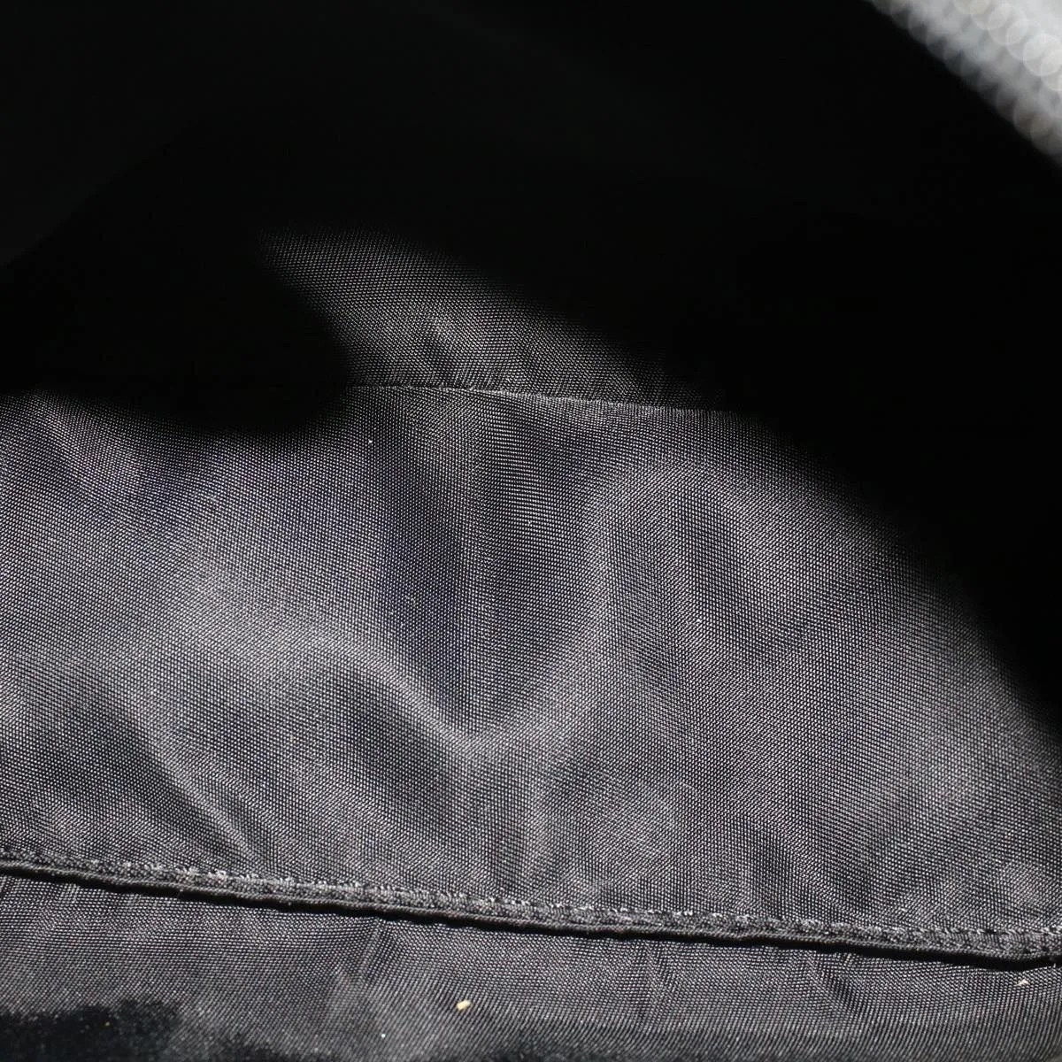 PRADA Hand Bag Nylon Black  yk7498