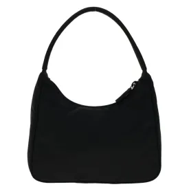 PRADA Hand Bag Nylon Black  yk7498
