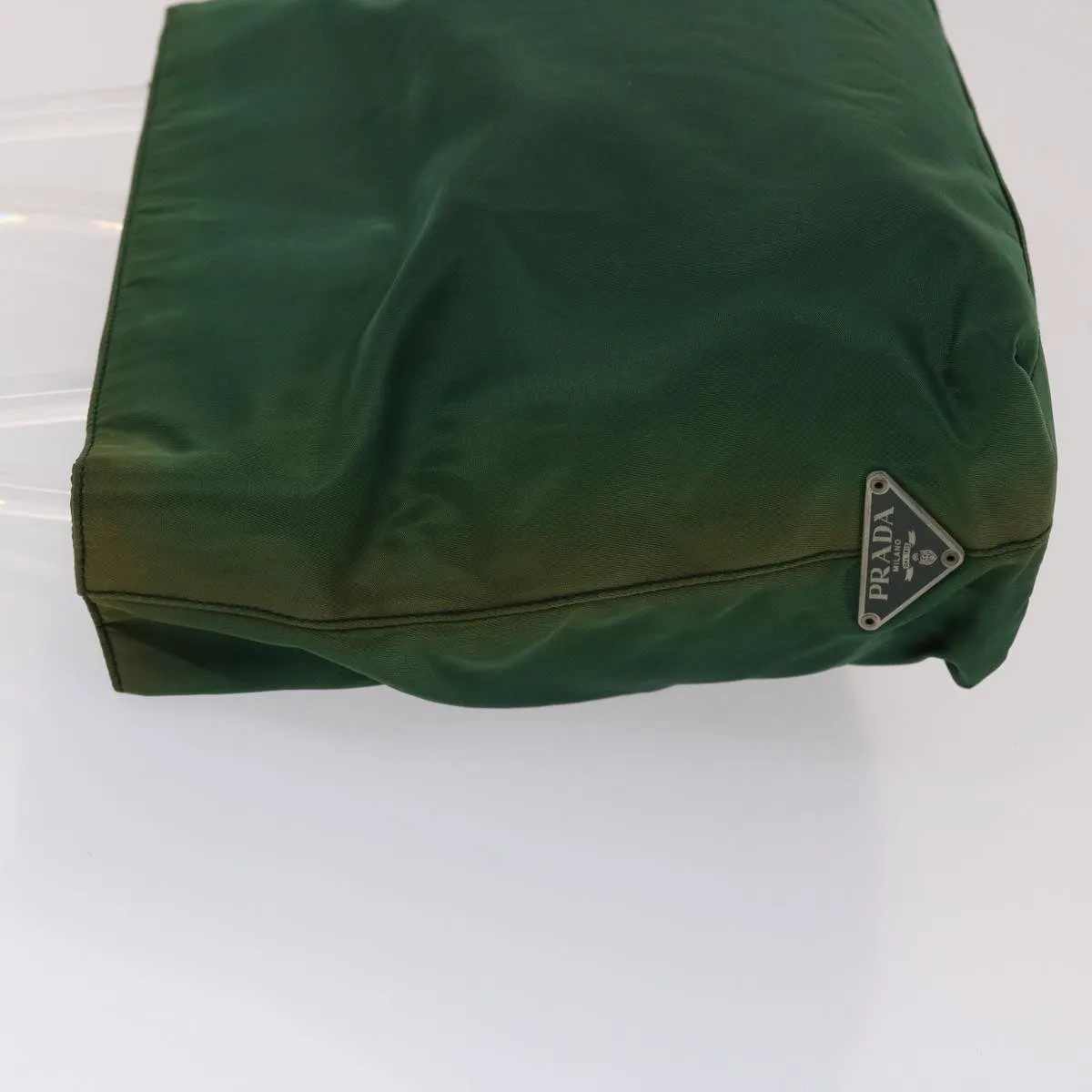 PRADA Hand Bag Nylon Green  yb268