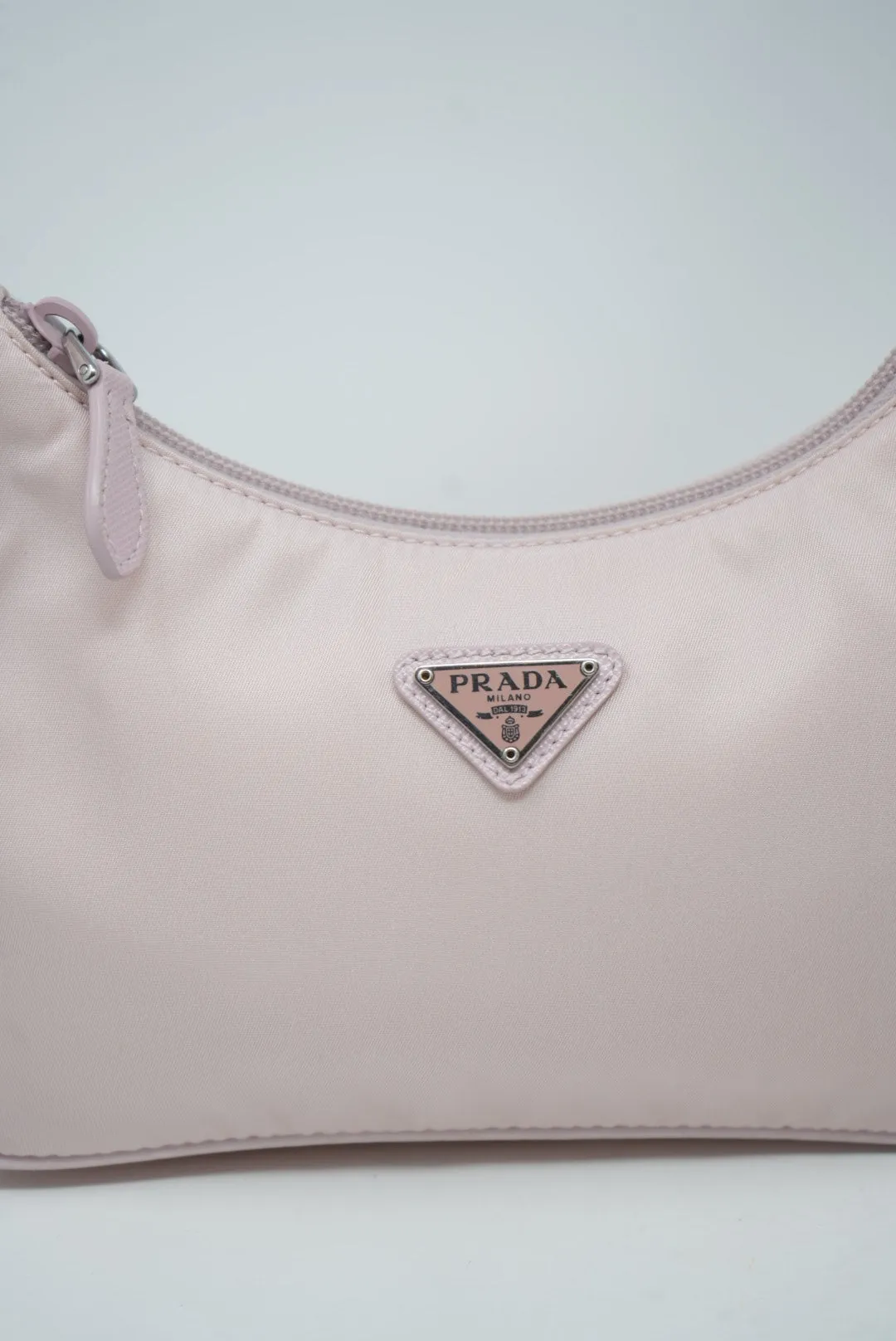 Prada Re-nylon hobo bag Light Pink