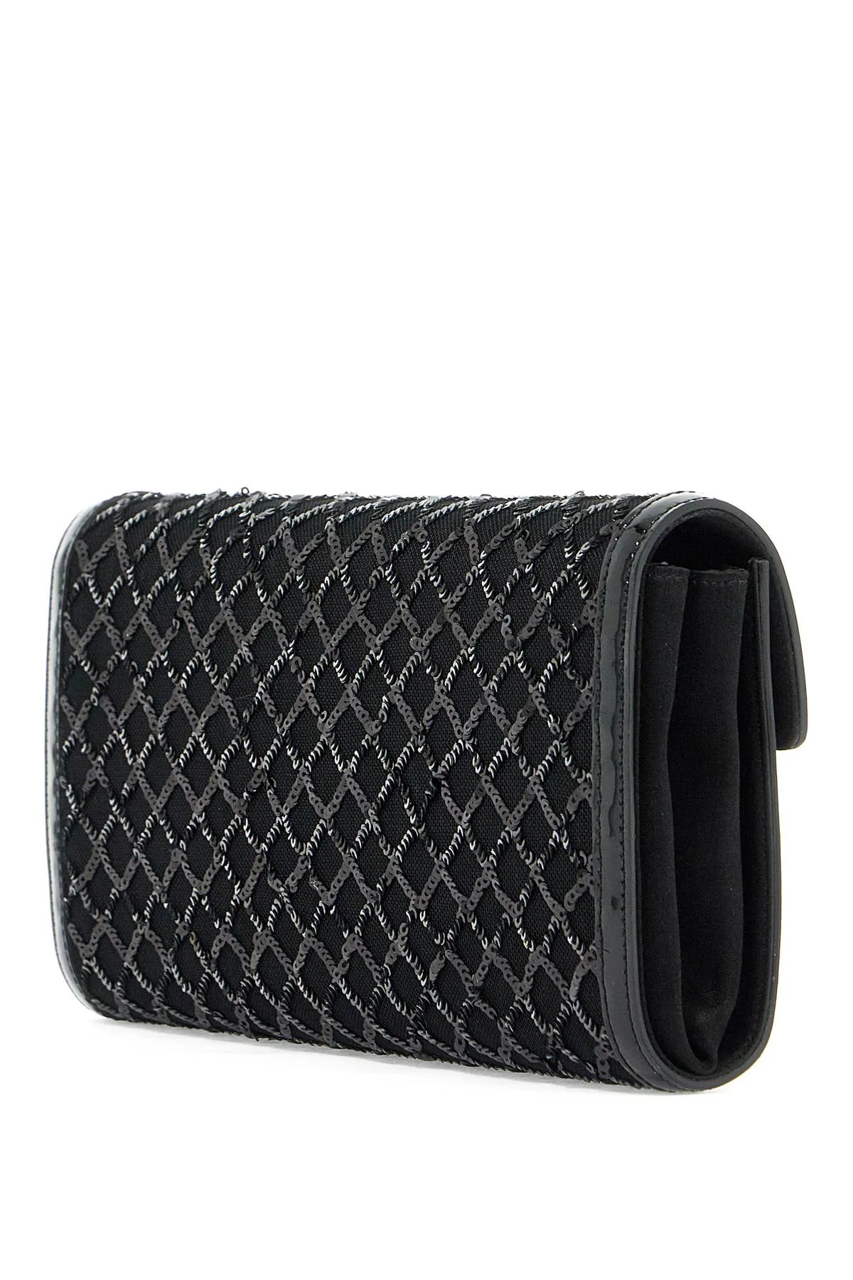 "flower buckle envelope RBWAMFD0211TPV NERO
