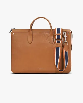 SHINOLA | The Slim Traveler Brief Case | Tan