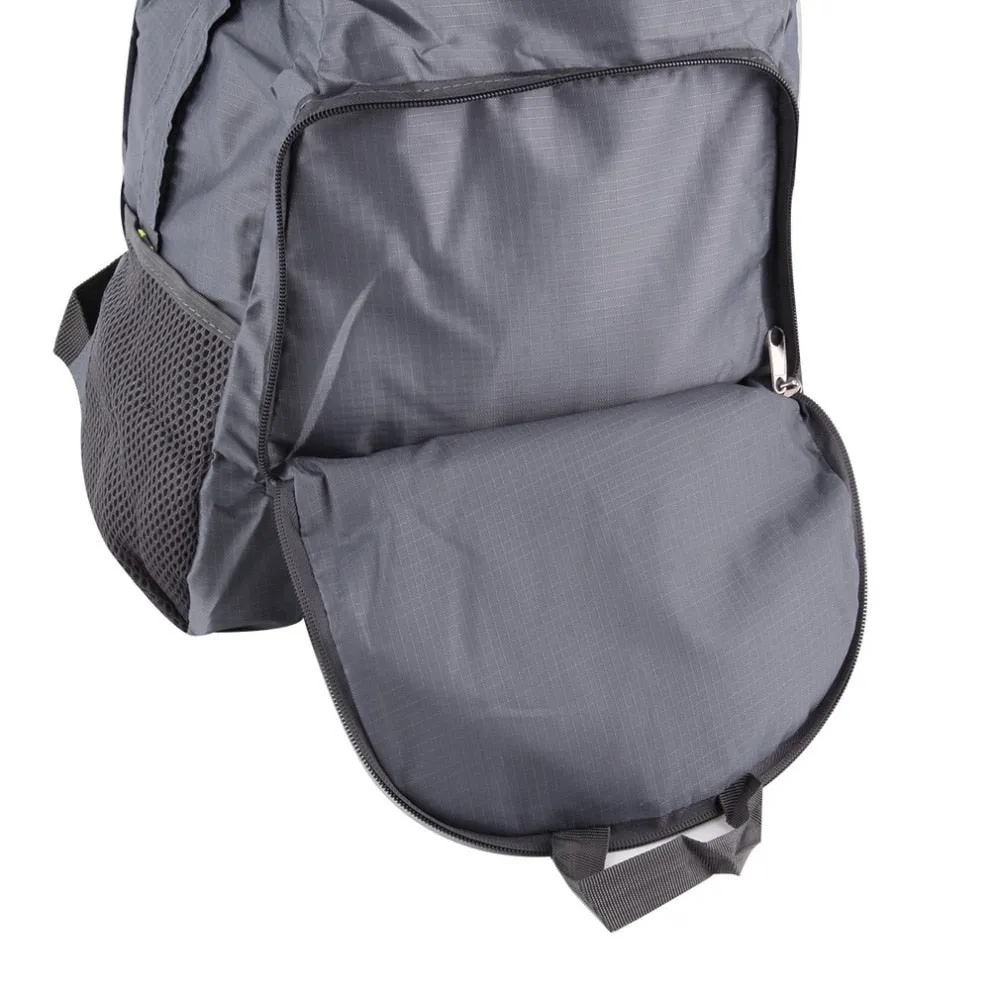 Sidiou Group Outdoor travel Nylon Foldable Portable Zipper Travel Backpack Outdoor Shoulder Bags