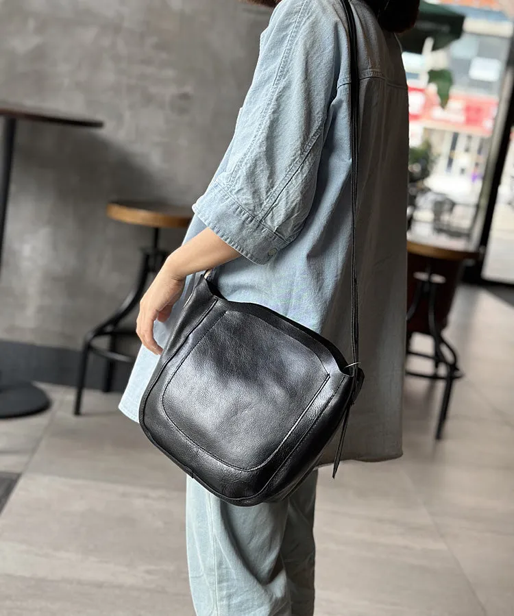 Stylish Womens Small Leather Shoulder Bag Soft Leather Crossbody Purse