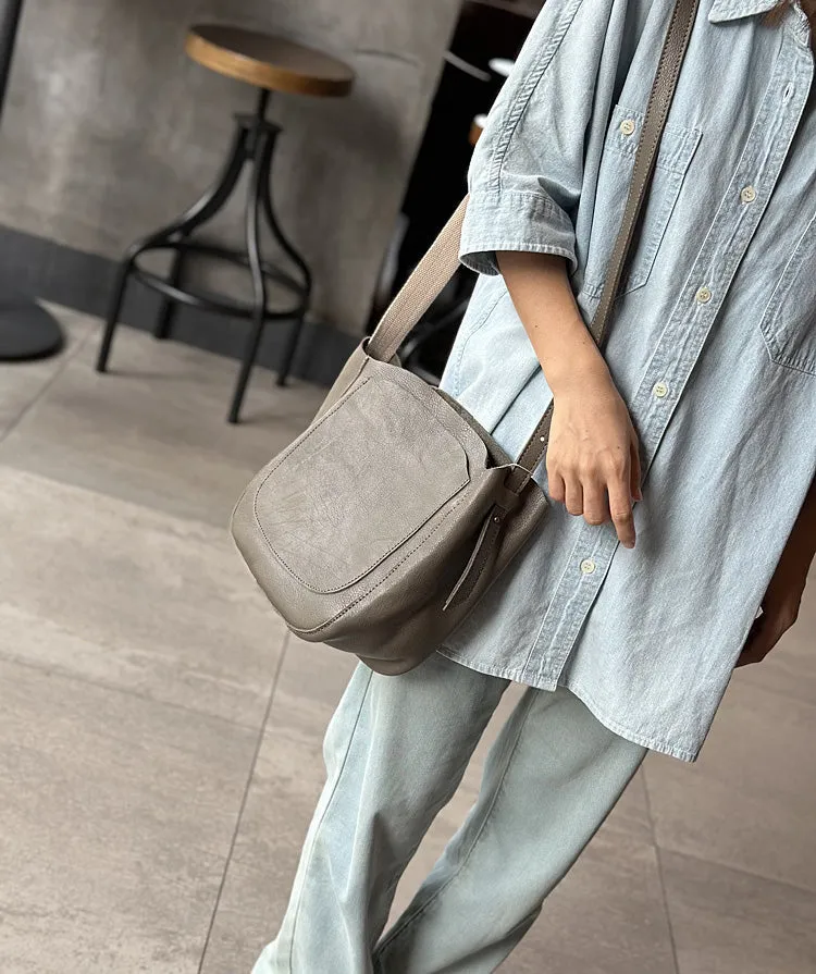 Stylish Womens Small Leather Shoulder Bag Soft Leather Crossbody Purse