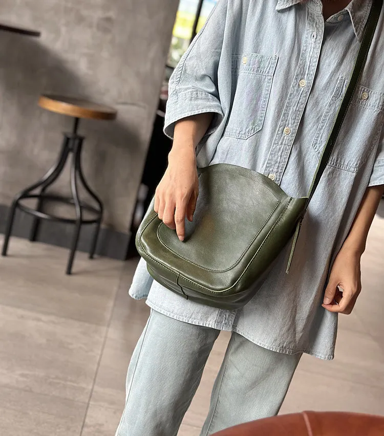 Stylish Womens Small Leather Shoulder Bag Soft Leather Crossbody Purse