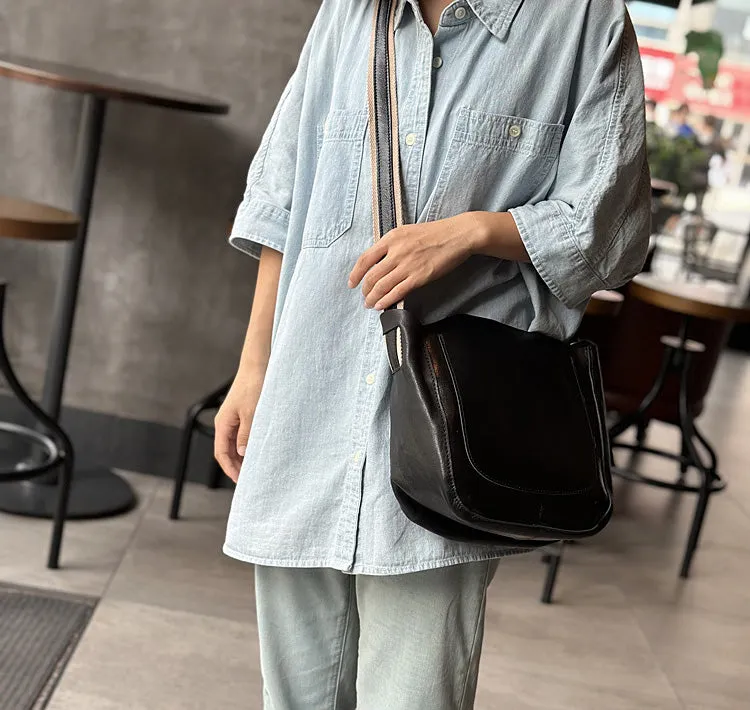 Stylish Womens Small Leather Shoulder Bag Soft Leather Crossbody Purse