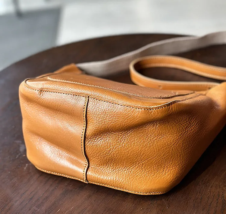 Stylish Womens Small Leather Shoulder Bag Soft Leather Crossbody Purse