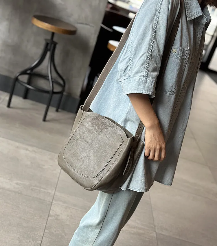 Stylish Womens Small Leather Shoulder Bag Soft Leather Crossbody Purse