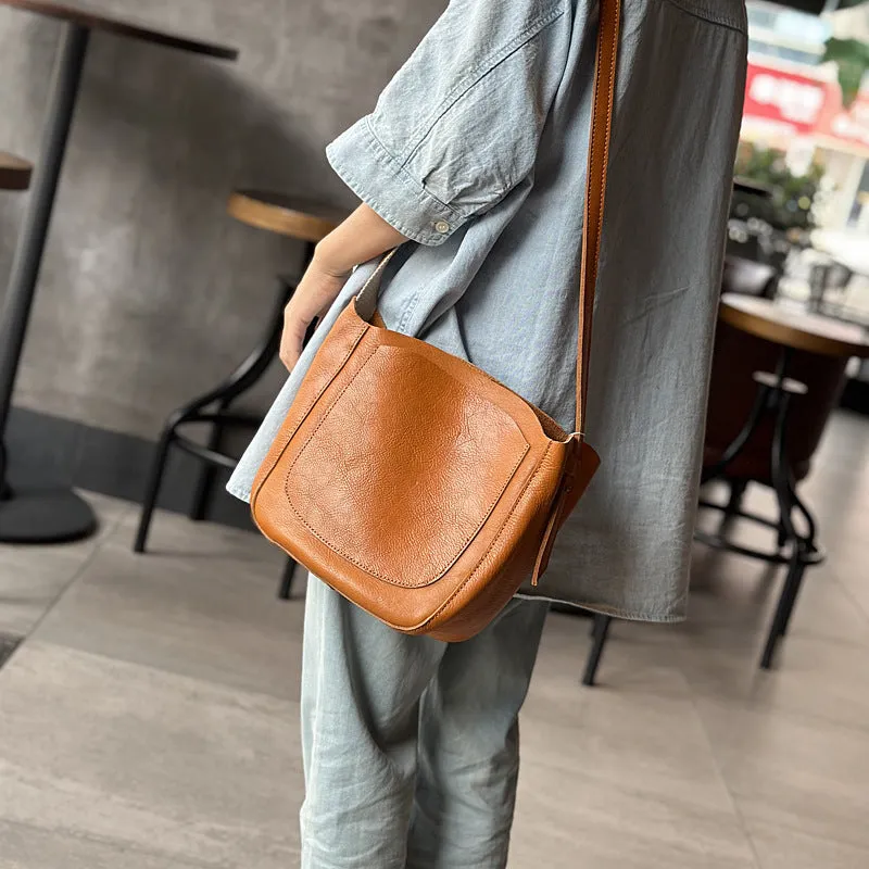 Stylish Womens Small Leather Shoulder Bag Soft Leather Crossbody Purse